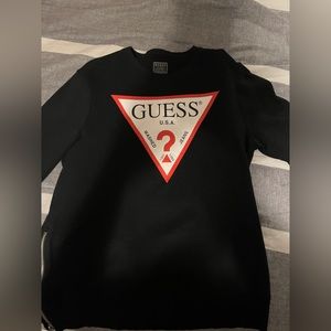 Guess Black Crew Neck